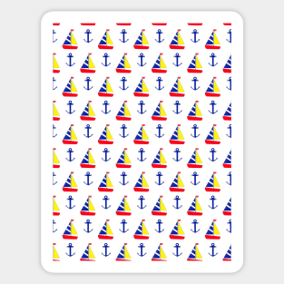 Sailing And Anchors Sticker